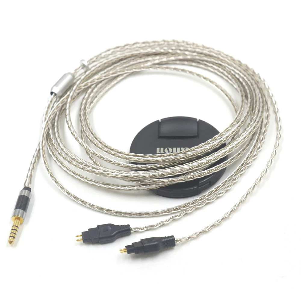 152 Cores Upgrade Graphene+Silver Plated Cable For Sennheiser HD580 HD600 HD650 HDxxx HD660S HD58x HD6xx Headphone