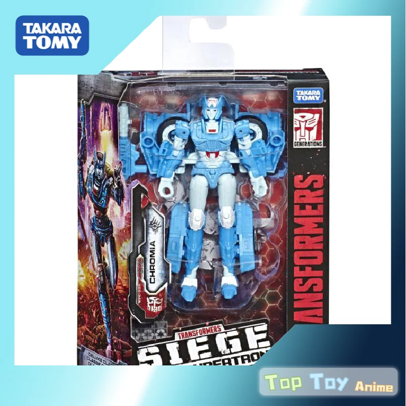 

Original Transformers War for Cybertron:Siege Deluxe Class CHROMIA Action Figures Transformable Model Kit Toys Gifts for Love