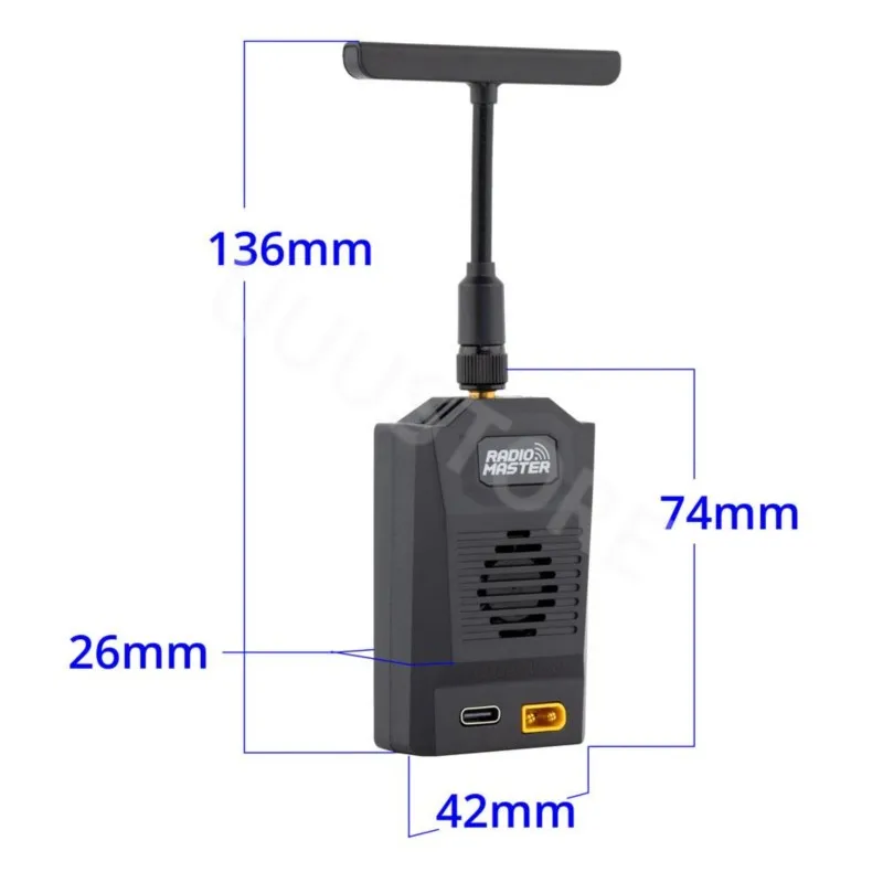 Radiomaster Ranger Nano 2.4Ghz 1W ExpressLRS RF Module Wifi Bluetooth 2.4ghz ELRS Ontvanger Combo voor Zorro Radio zender