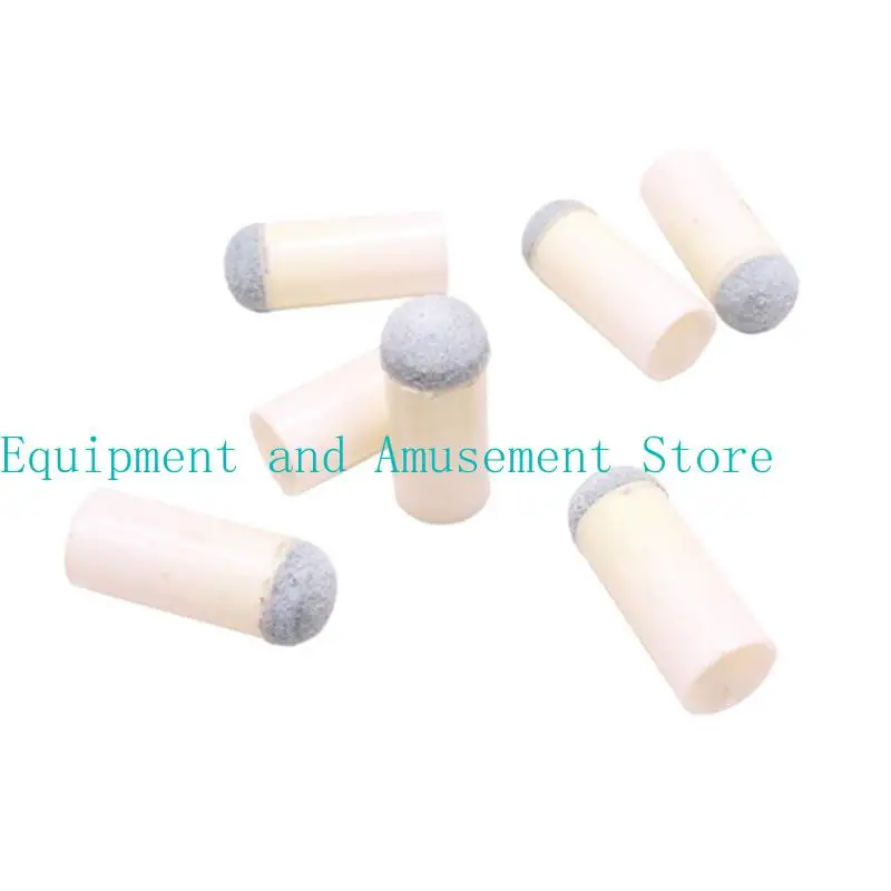 

Y1UC 10pcs Slip On Pool Cue Tips Replacement Billiard Cue Tips Snooker Cue Ferrules Billiard Accessories Easy to Install