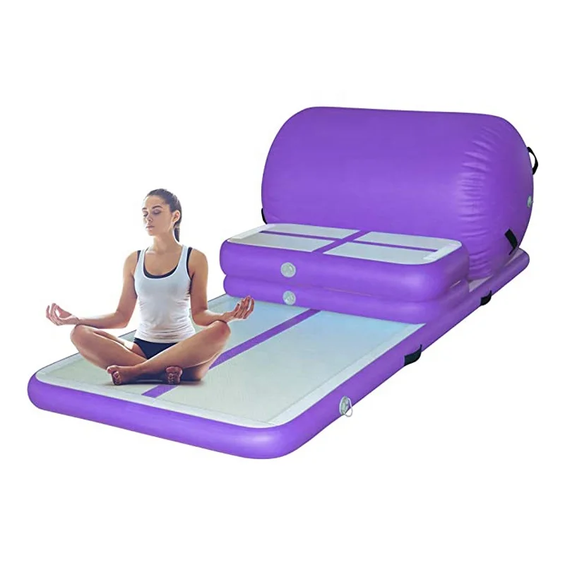 

Wholesale 5 Pc Gymnastics Air Tracks Mat, 1.2mm DWF Waterproof Folding Training Mat for Gymnastics and Home for Home Training