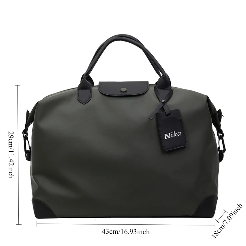 1pcs Large Capacity Lightweight Travel Duffle Bag Fashion Portable Handbag for Short Trip Luggage Gym Storage Tote - view 5