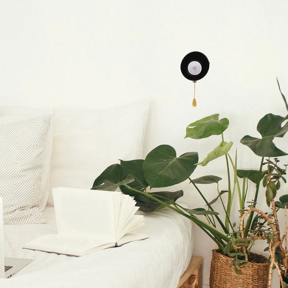 

Bedside Lamp Holder Bulbs Holder Steel Pendant Socket Pull Chain Light Bulbs Adapter Lamp Base