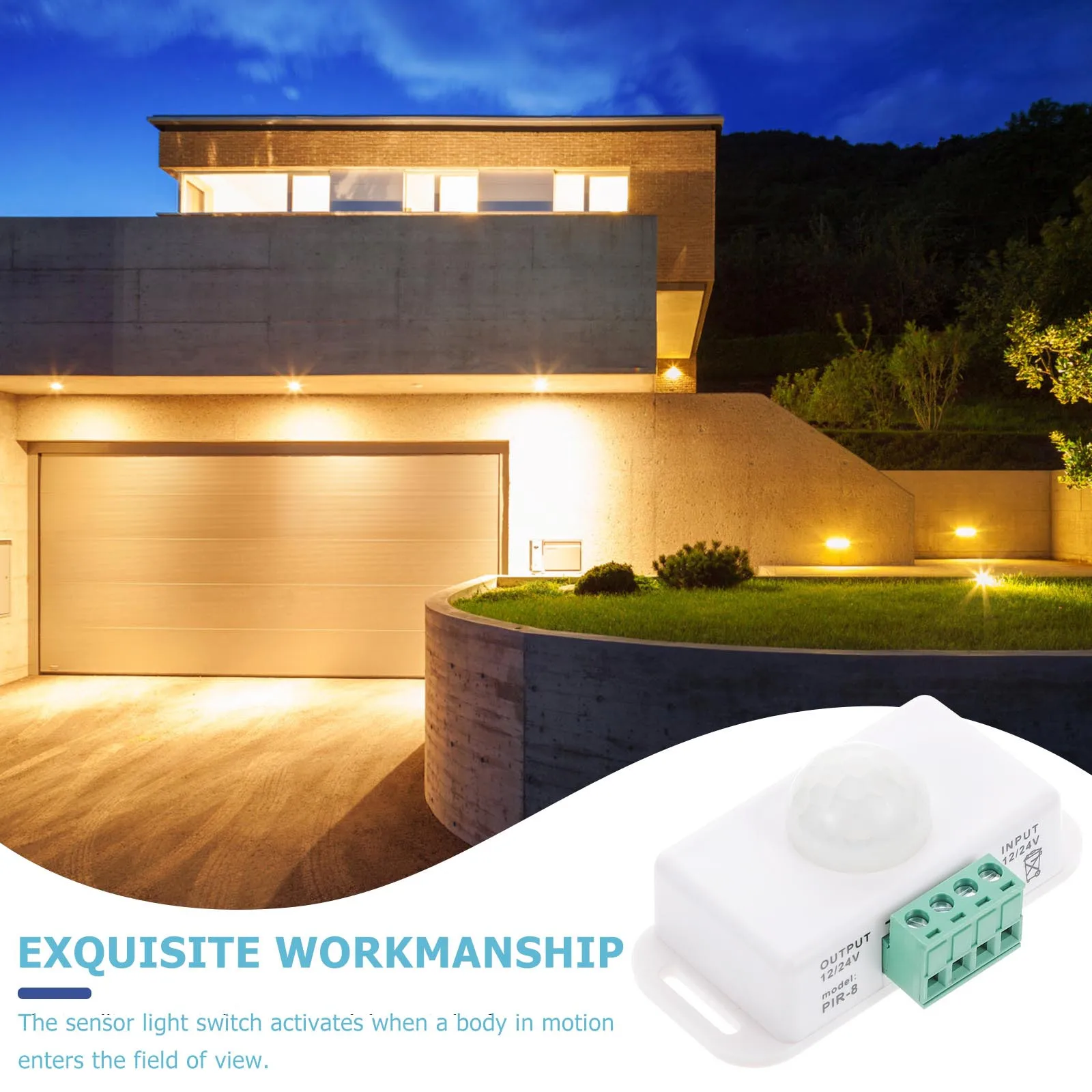 

Motion Sensor Strip Sensor Controller Infrared Detection Way Better Using Feeling Exquisite Workmanship