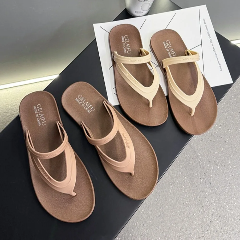 Soft Anti SLIP รองเท้าแตะสไลด์ PVC Beachwear ข้อเท้าหัวเข็มขัดรองเท้าแตะรองเท้าป้องกันกลิ่นรองเท้าแตะผู้หญิงผู้ชายผู้หญิงผู้ชาย