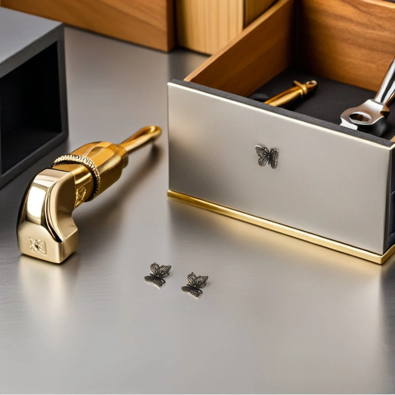 

12 шт. винтажных ручек для шкафов из цинкового сплава, ручки-бабочки для комодов, гардеробов, кухонной и ванной мебели, декоративные ручки-кнопки