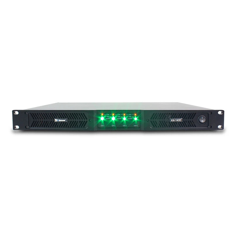Amplificador Digital de 4 Canales Sinbosen K4-1400, Sistema de Sonido de 2000W, Placa Amplificadora de Línea, Clase D