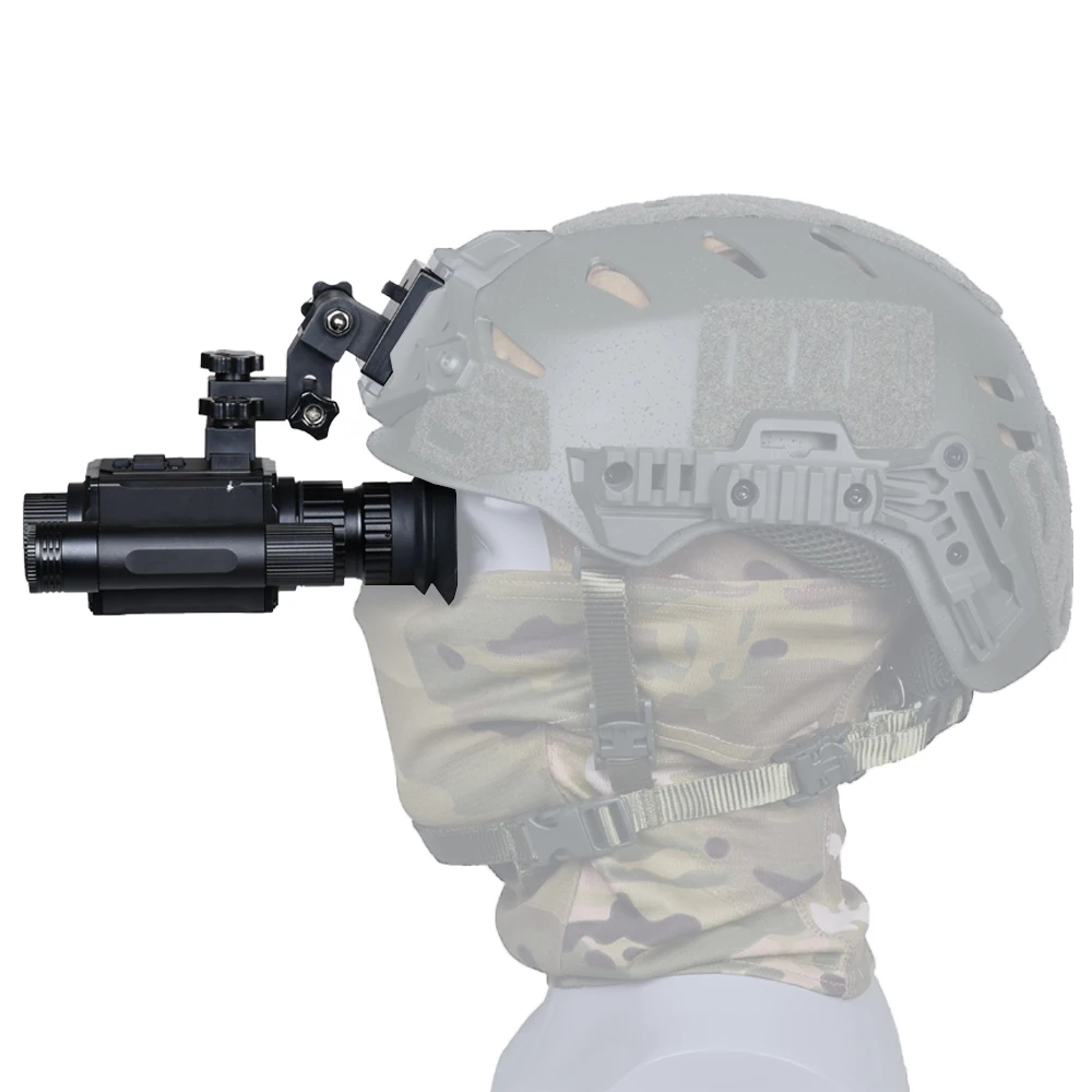 Gafas visión nocturna NVG para caza con cámara y adaptador casco