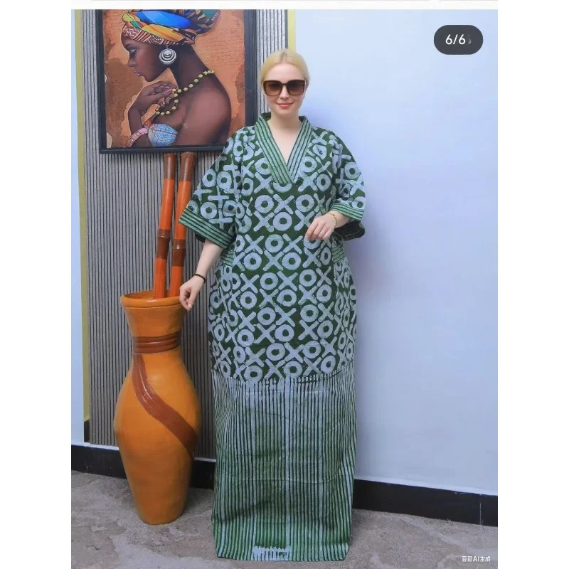 Sukienki damskie w stylu afrykańskim Dashiki plus size z nadrukiem, z krótkimi rękawami typu nietoperz, eleganckie, codzienne ubrania na imprezy i do noszenia na co dzień.