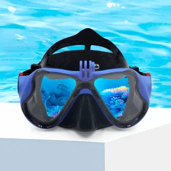 Professional Snorkeling Diving Mask Underwater Swimming Goggles Snorkel Scuba Diving Camera Holder For GoPro