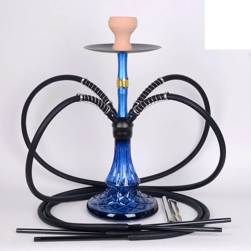 

Arabian, aluminum alloy medium hookah, double tube hookah