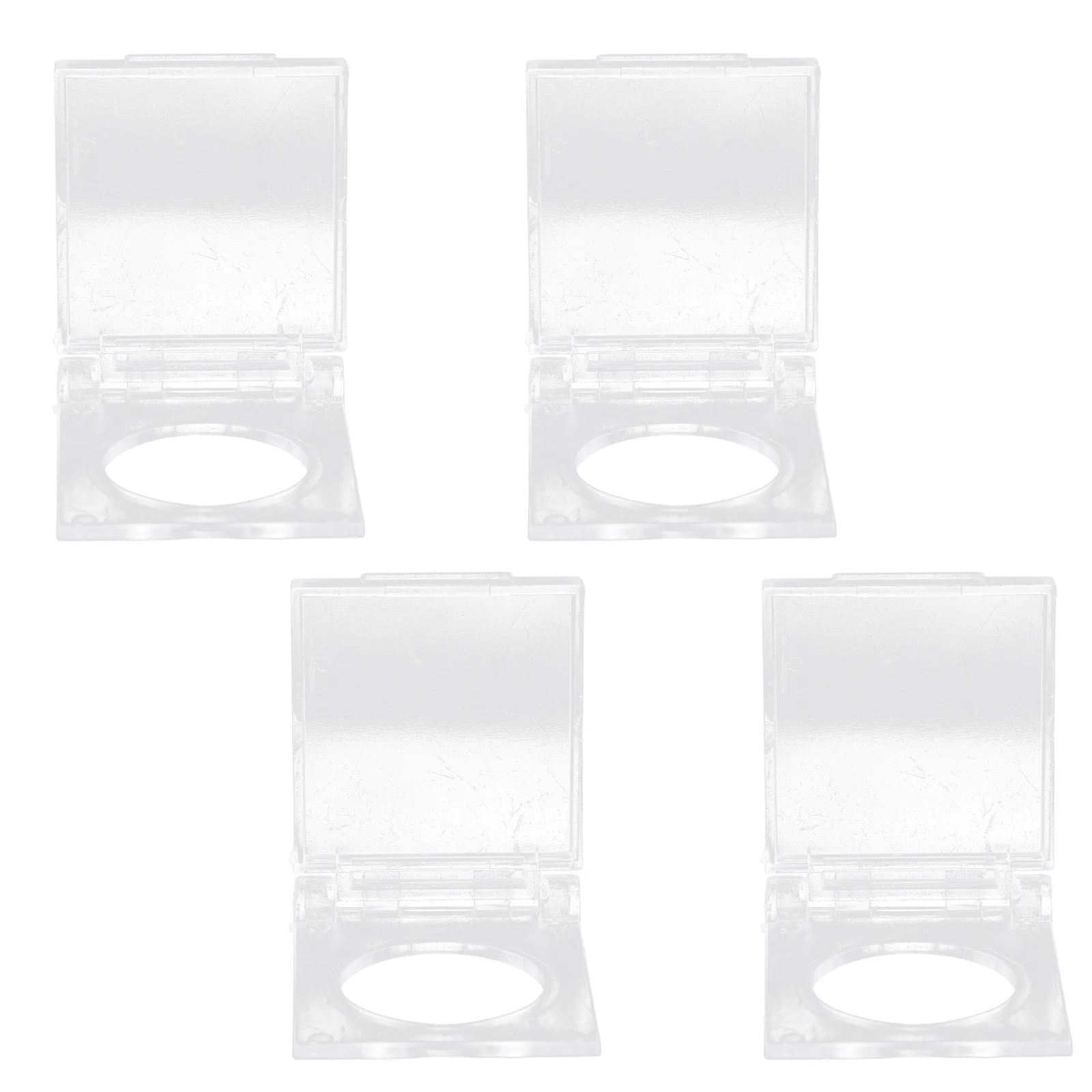 4 Pcs Diamond Switch Cover Circuit Breaker Plastic Button Covers Emergency Protector