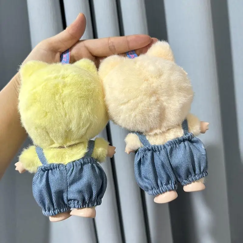 Mini ropa de muñeca de peluche de 16cm, accesorios para Liila LUCKY CAT Idol, mono de oso feliz, regalo de ropa