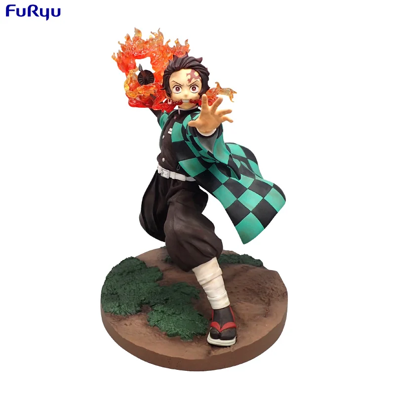 

Original Furyu Demon Slayer Exceed Creative Figure Kamado Tanjirou Anime Action Model Collectible Toys Gift