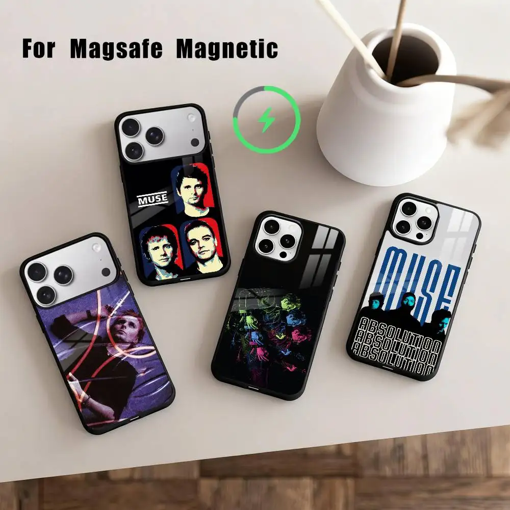 

M-Muse B-Band Album Phone Case For iPhone 17,16,15,14,13,12,Plus,Pro,Max for Magsafe Magnetic Wireless Charging