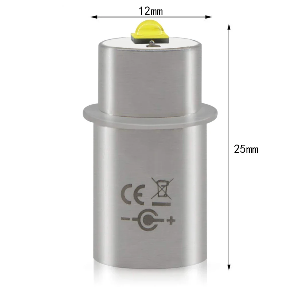 Flashlight LED Bulb P13.5S LED Base Upgrade Bulbs 6-24v 4-16 Cells Replacement Bulbs Torches Work Lamp.1pcs.