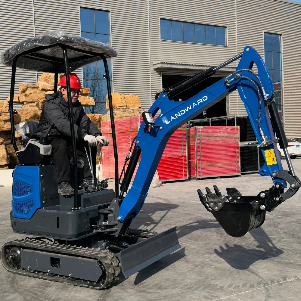 Farm and Garden Using 1.8 Ton 1 Ton Small Crawler Excavator Mini Digger With Good Running Condition Mini Excavator Customized