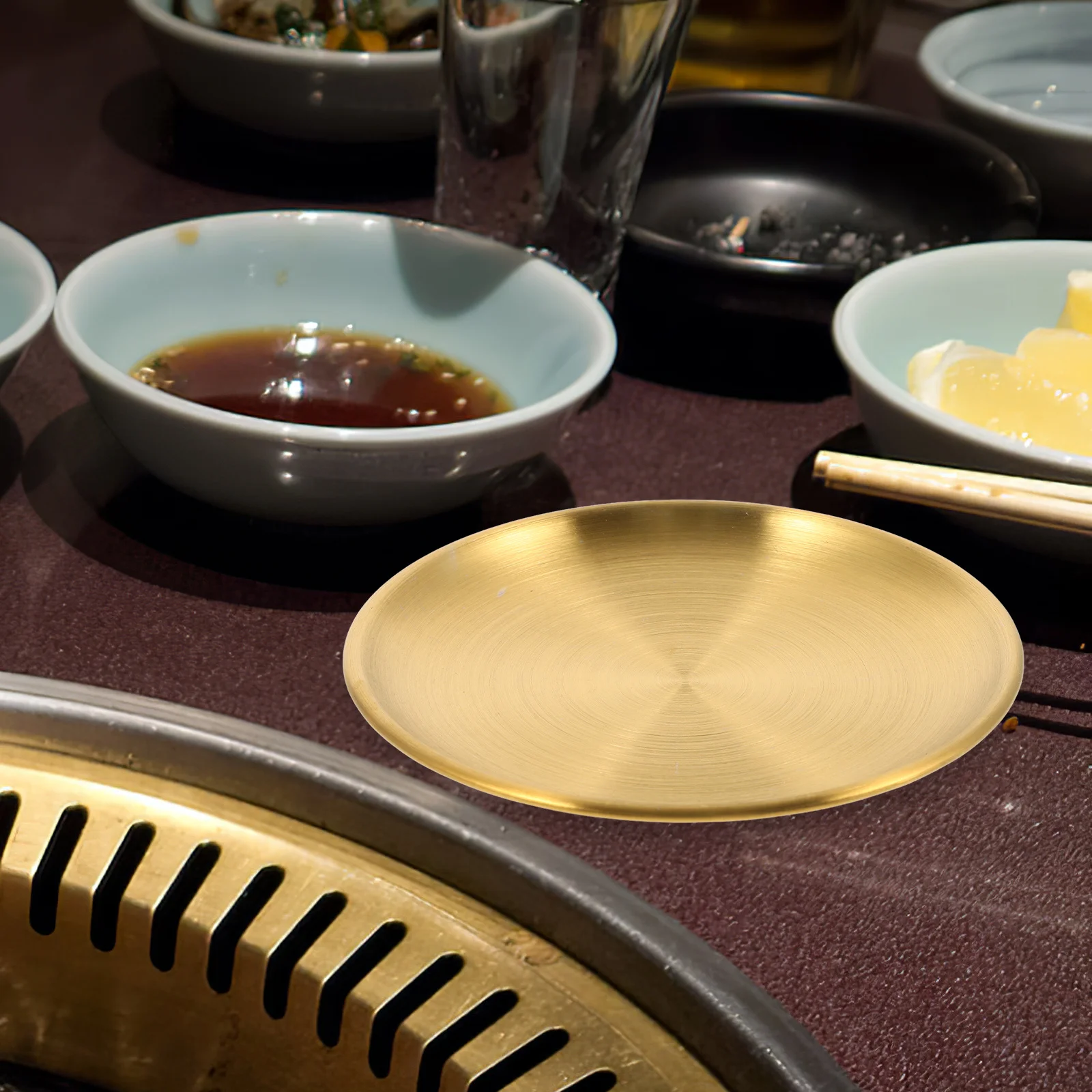 

1Set Multi-Grid Sauce Dipping Tray Thickened Seasoning Dish Snack Bowl Stackable for Kitchen Home Restaurant Use