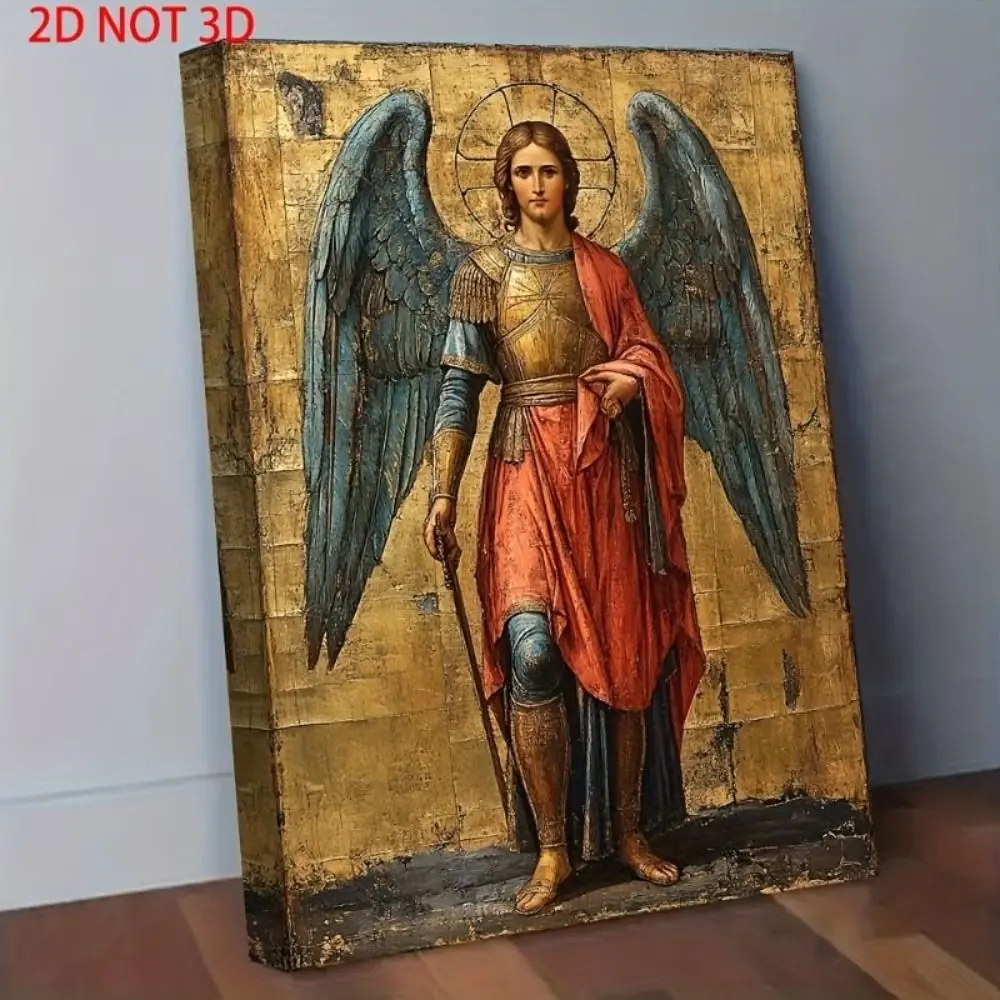 Religious Wall Decor 20x30cm – Christian Cross Art, Bible Verse Canvas, Church Home Ornament