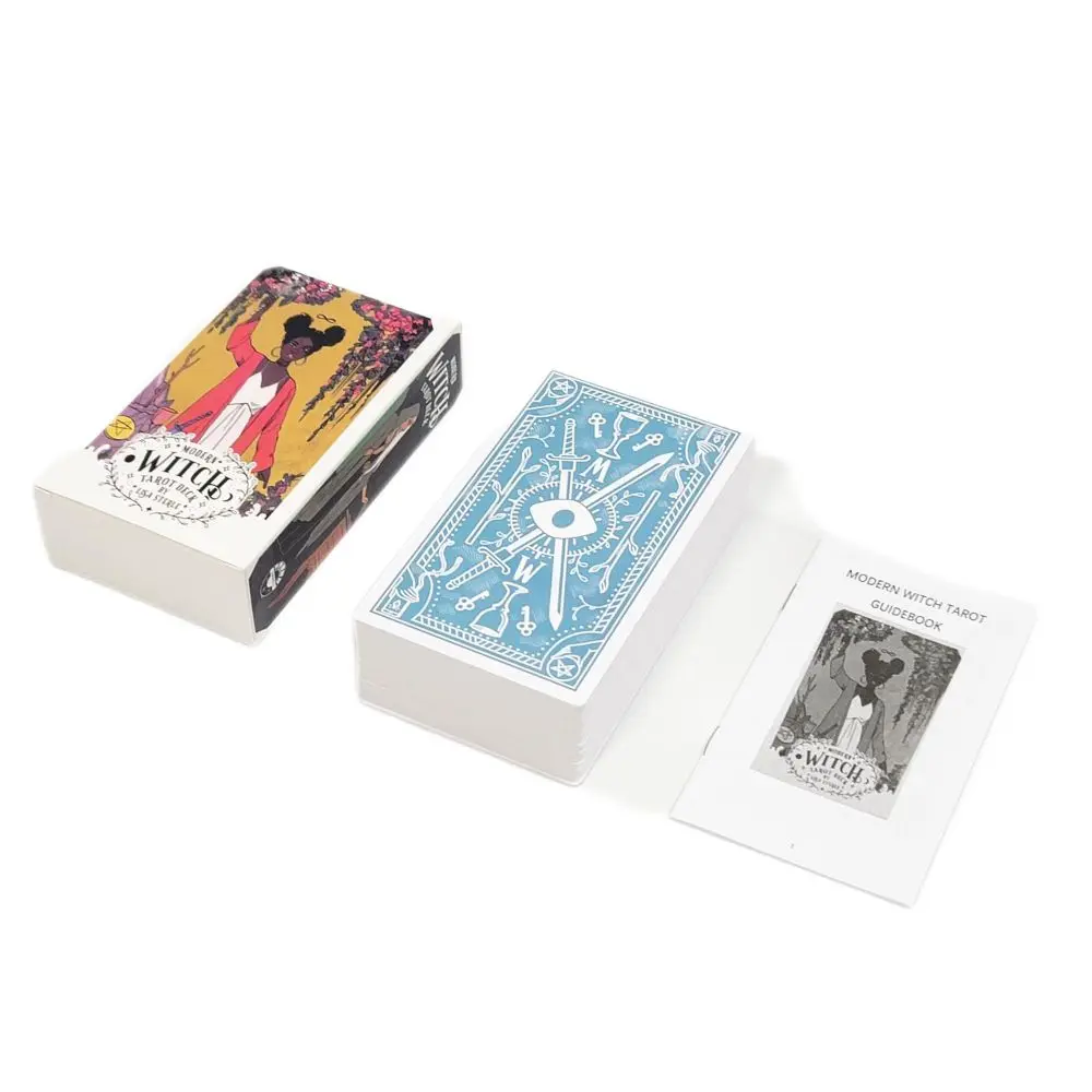 

78 Cards/Deck 12x7cm Modern Witch Tarot Mysterious Divination Fate For Women Girls Oracle Board Games Party Game Gifts
