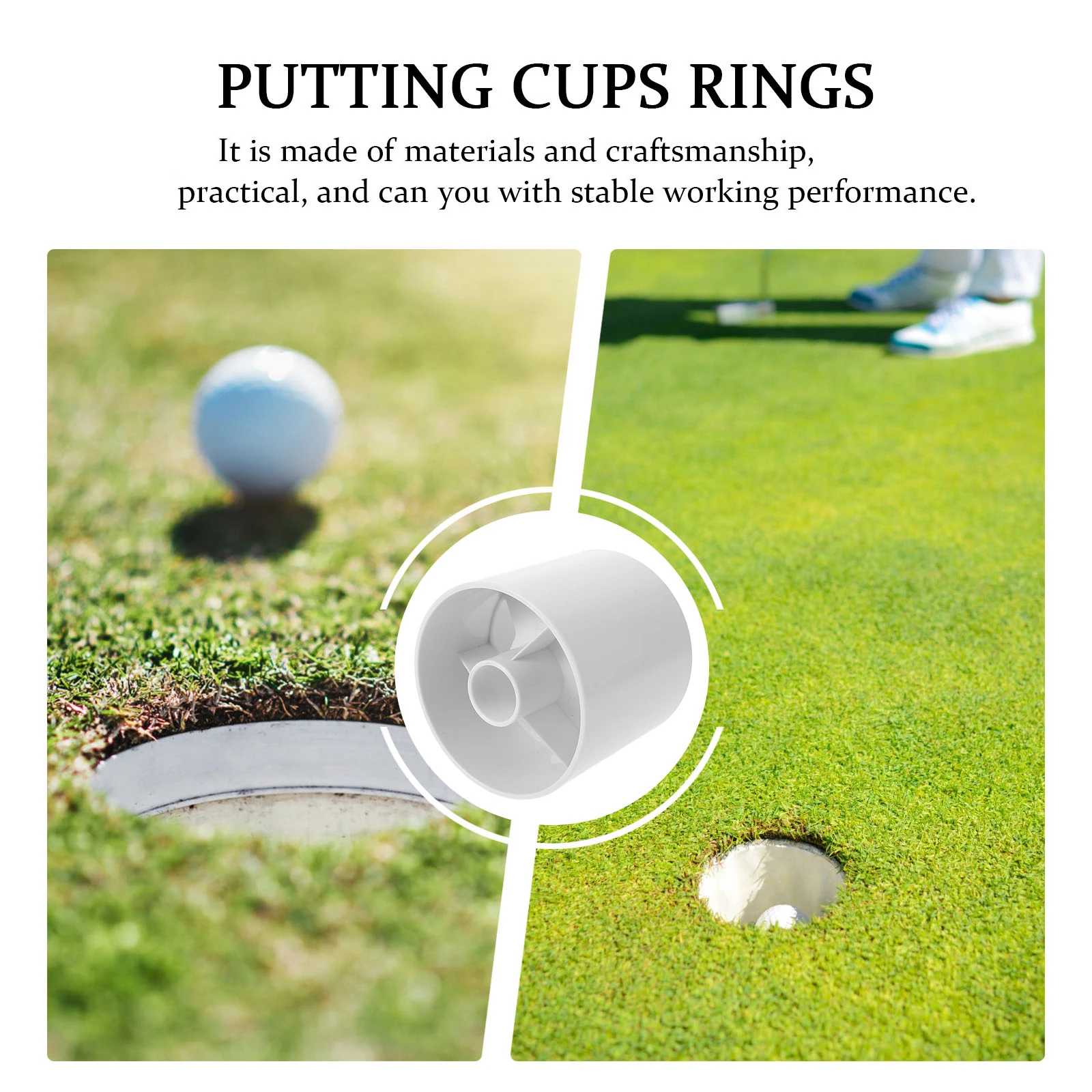 

Golf Hole Putting Cup Plastic Golfing Equipment for Repair Practice Plastic Golfing Equipment Training Tool Golfs HolePutting