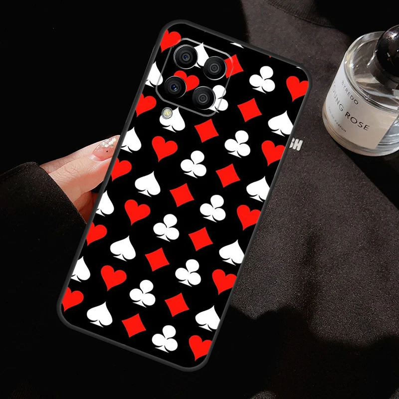 Poker Surreal Aesthetic Art Case For Samsung Galaxy M52 M32 M12 M53 M33 M23 M13 M51 M31 M11 M20 M30s M14 M34 M54 Cover