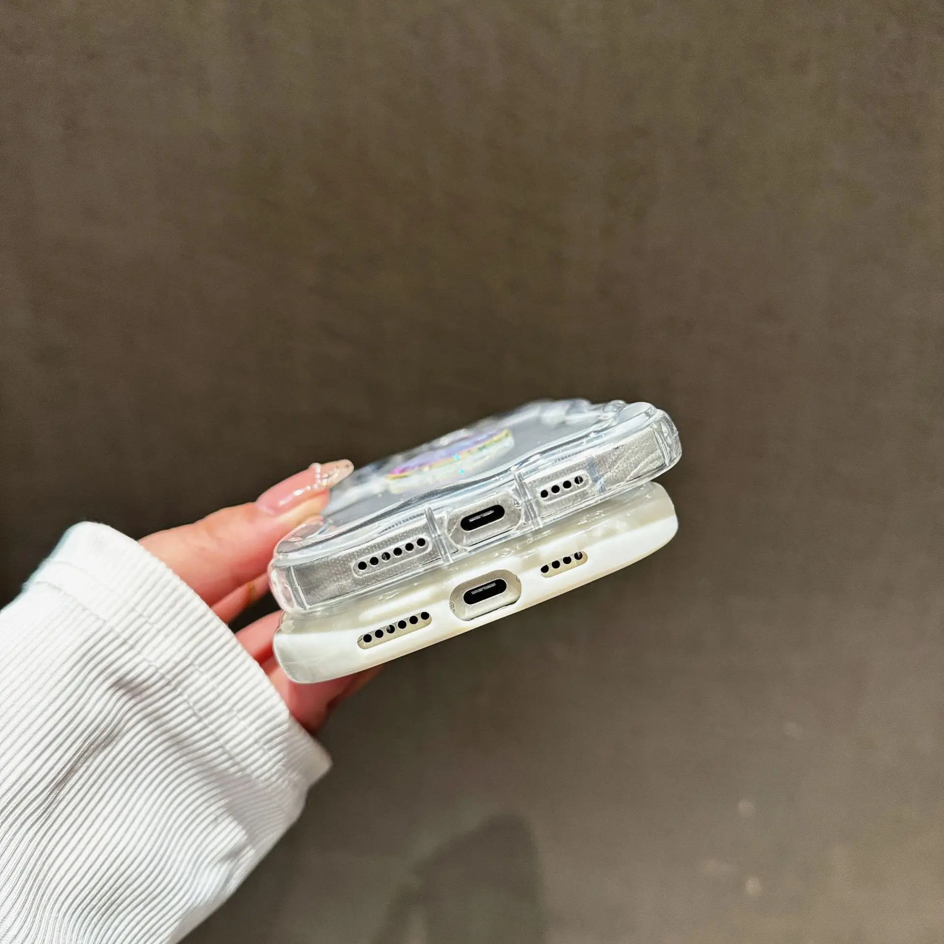 ثلاثية الأبعاد موجة لطيف الحب القلب للصدمات قضية الهاتف لسامسونج غالاكسي A16 A26 A36 A56 A55 A54 A52 A53 A24 S25 S24 S23 الترا S22 زائد