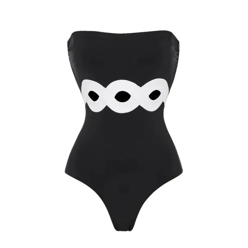 2024 costume da bagno intero di alta qualità con volant floreale stampato Push Up Bikini da donna costume da bagno dimagrante costume da bagno abbigliamento da spiaggia