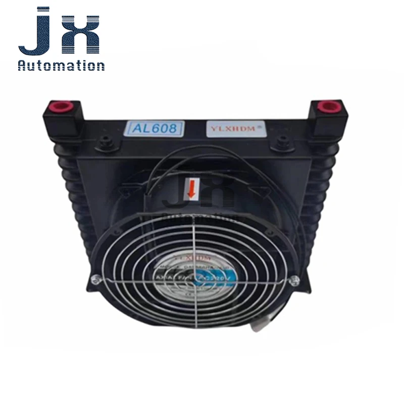 Radiatore raffreddato ad aria olio idraulico 12V/24V/220V/380V AL608 AL609 AL608TS AL609TS per sistema idraulico CNC