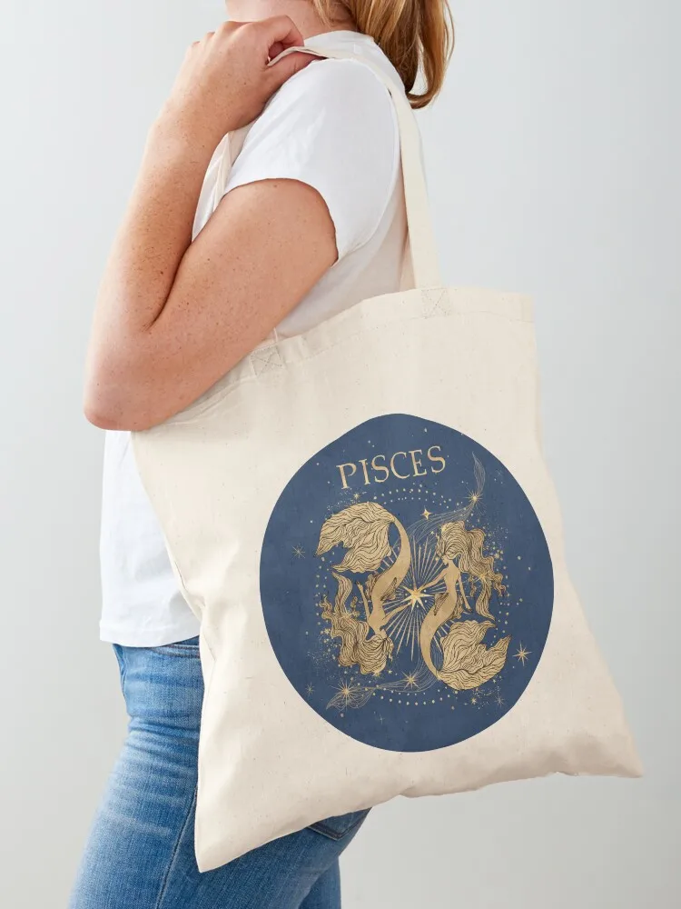 Pisces zodiac woman Tote Bag Women's bag tote bags men Big bag women Lady