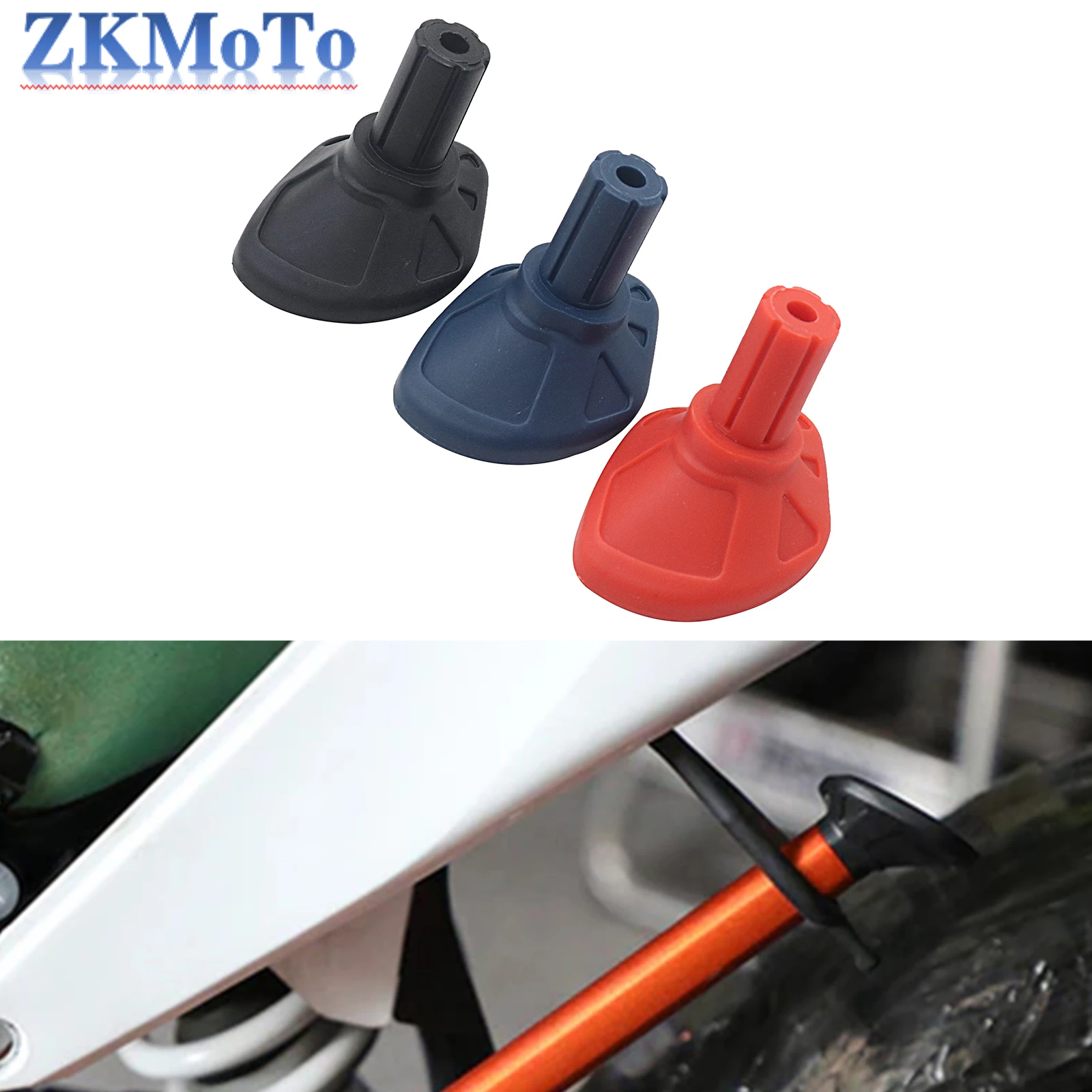 Suporte lateral de plástico abs para motocicleta, base de pé para ktm 125 200 250 300 350 450 500 530 xc exc xcw xcf 2008-2020 2021