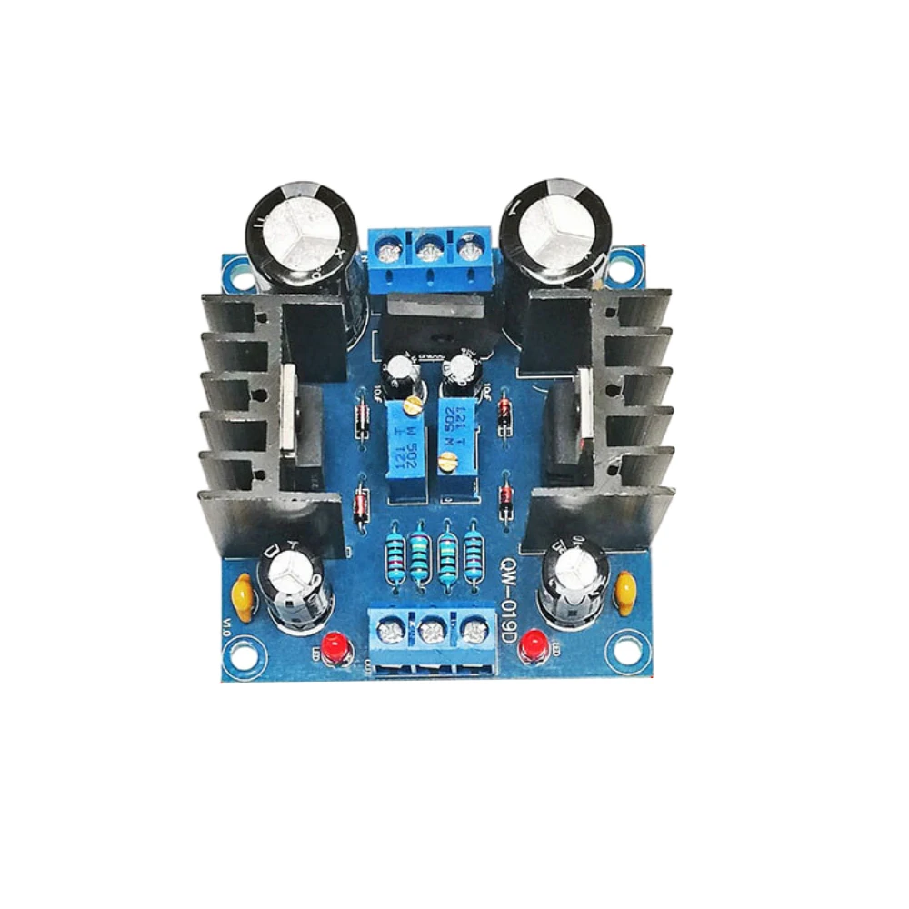 LM317 LM337 Amplifier Rectifier Filter Power Supply Board 1.2-37V Continuous Adjustable Voltage Regulator Power Supply Module