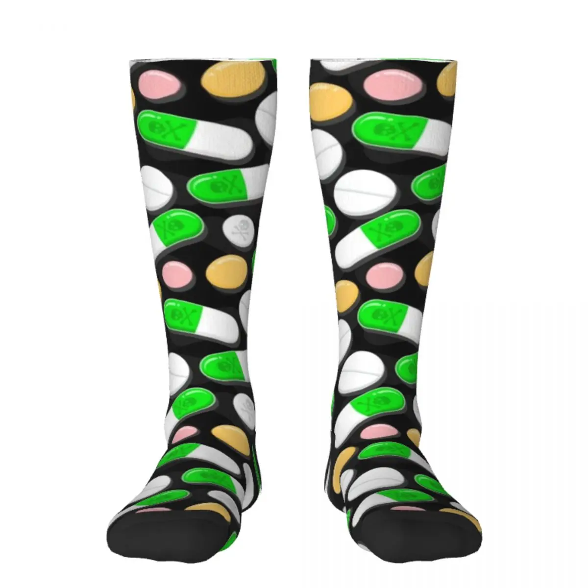 

Deadly Pills Pattern Socks luxury essential football Socks Men Women's