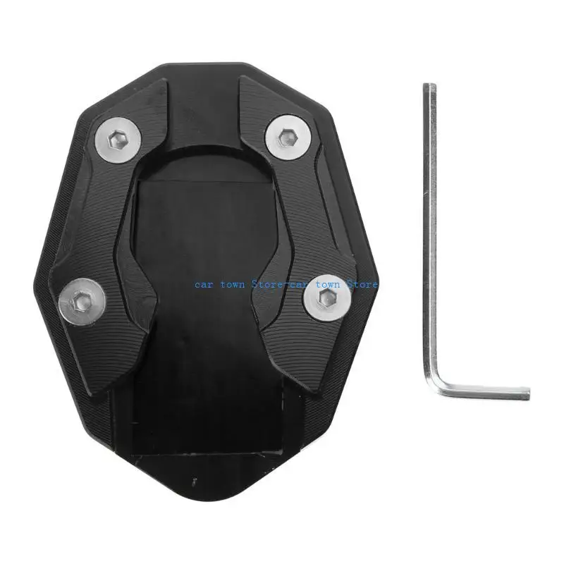 RXJE BIKE KICKSTAND Extender Foot Side Stand Stand Extension Pad Pad Pad Pad Scootor Scootor Motorcycle Exclued for PCX150