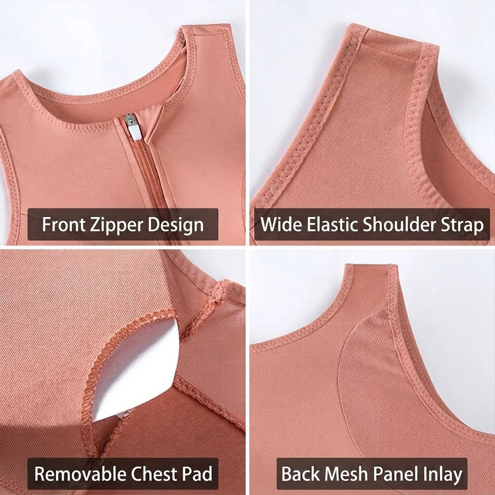 Sport-BH mit Reißverschluss vo – Sports Bra High Impact Bewertung und Preis