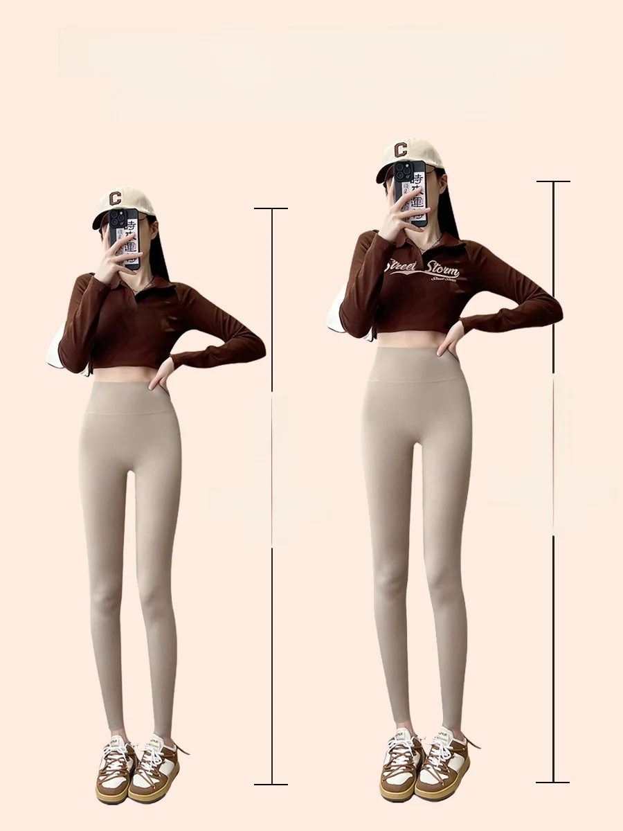 กางเกงโยคะทรงสลิมฟิตสำหรับผู้หญิง ฤดูใบไม้ผลิ 2025 กางเกงออกกำลังกายกลางแจ้ง กระชับสัดส่วน ผ้าบางเบา ทรงขาบานเล็กน้อย ช่วยยกกระชับหน้าท้อง