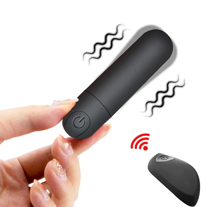 Vibrating Remote Control Powerful Mini Bullet 10 Modes for Women Clitoris Stimulator Dildo Adult Sex Toy  Anal Massage Vibrator