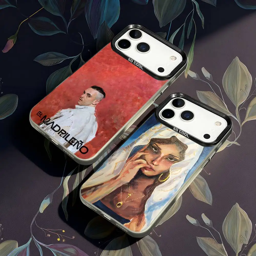 

C T-Tangana El Madrileno Phone Case For iPhone 17,16,15,14,13,12,X,8,Pro,Max,Plus,E,SE4,Air,Mini IMD Matte Black