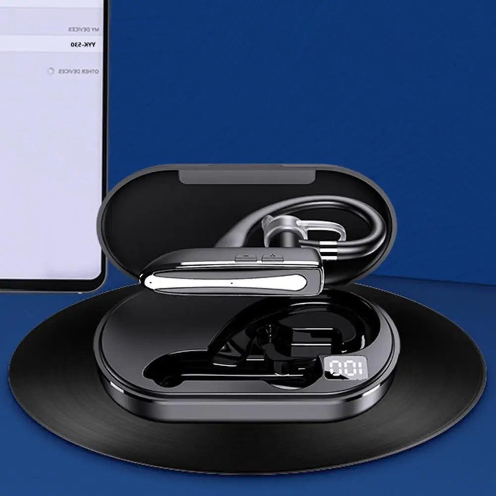 YYK-530 سماعة أذن متينة خفيفة الوزن تعمل باللمس، صوت HiFi، سماعة أذن لاسلكية متوافقة مع البلوتوث، ملابس مريحة