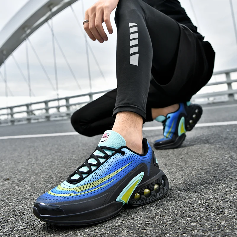 

Новинка 2024 года, удобная повседневная обувь больших размеров, персонализированная спортивная обувь на воздушной подушке, высококачественный стиль для пар, размеры 36-47