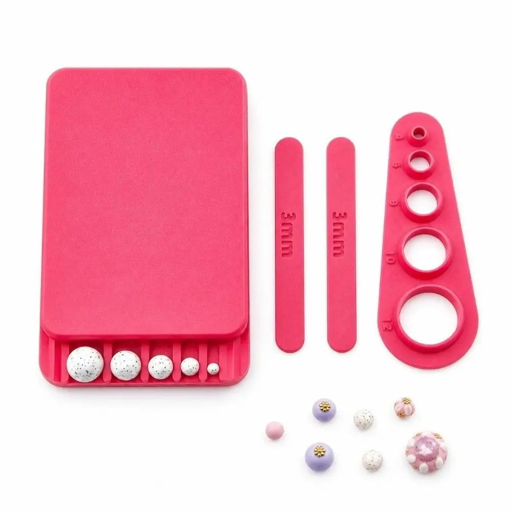 4-12mm Diameter Polymer Clay Bead Roller Multi Size Multi Groove Round Bead Making Tool Uniform Round Shape Bead Shaping Tool