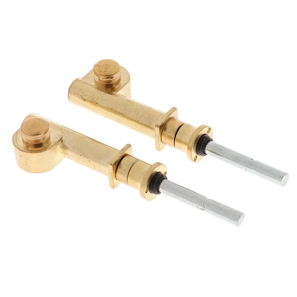 Pack of 2 Erhu Axis Shaft Mechanical Axis Finest String Instrument DIY Parts 9cm