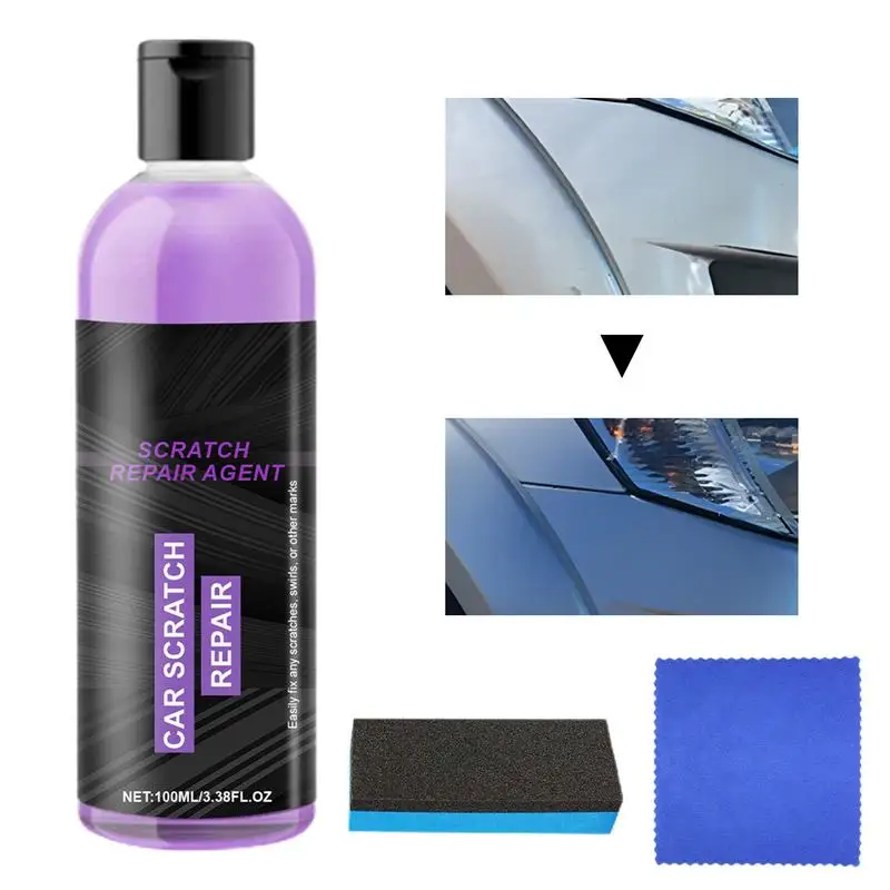 

Car Scratch Remover 100ml Car Polish Buffer Easily Repair Paint Scratches Car Scratch Remover Polish Wax Car Polish Buffer Easil