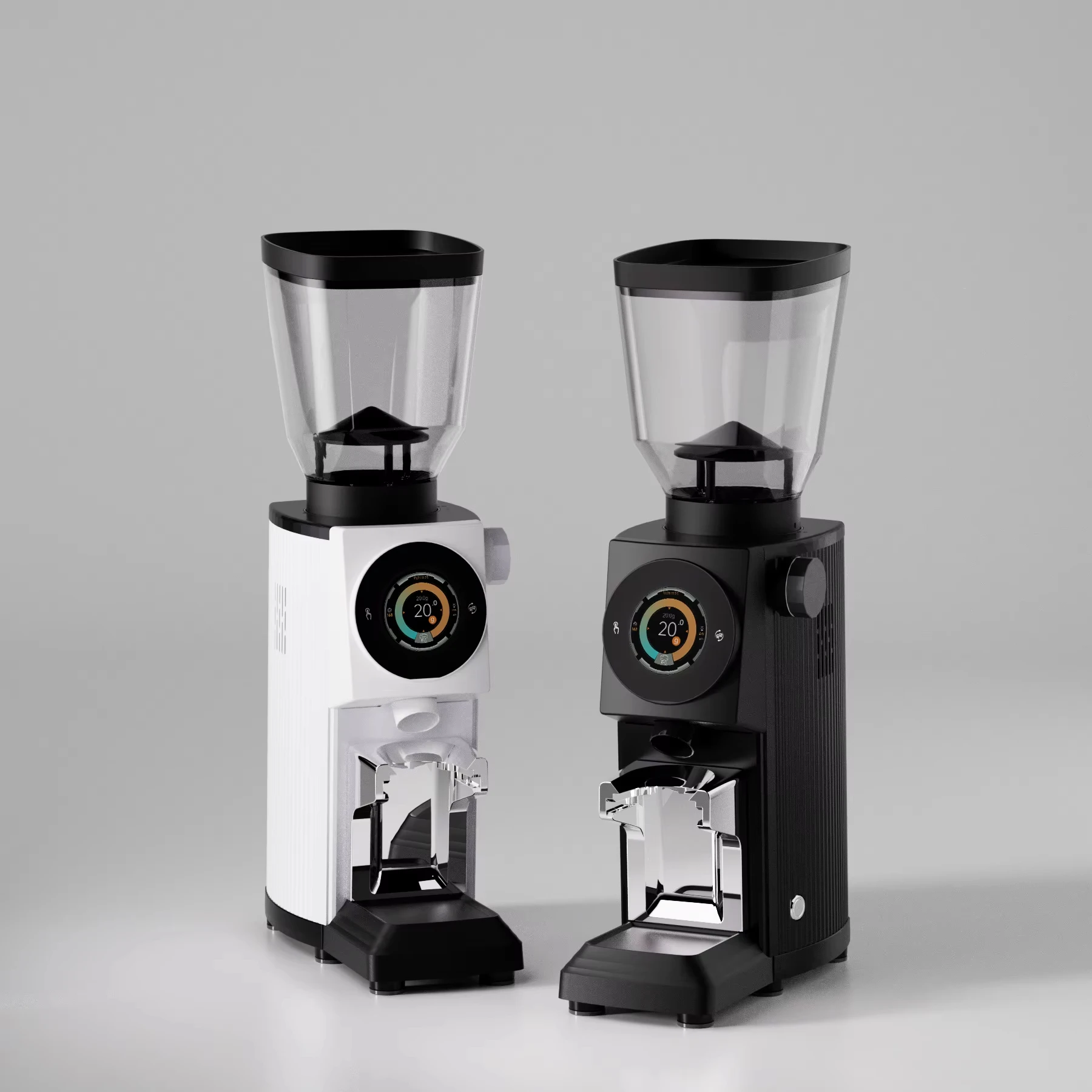 Professional Electric Coffee Grinder Commercial 83mm Burr Grinders Flat Burr Multifunction Electric Black Grind By Weight