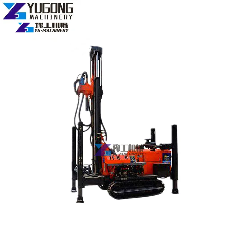 Electric Power Shallow Well Drilling Rig / Small Water Well Drilling Machine Deep Rock Air Borehole Water Well Drilling Rig