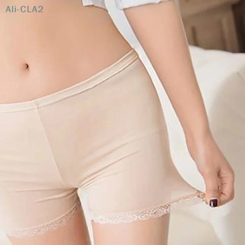 Pantaloni corti di sicurezza senza cuciture in morbido cotone da donna mutandine estive sotto la gonna pantaloncini in seta di ghiaccio modale Boyshorts intimo stretto