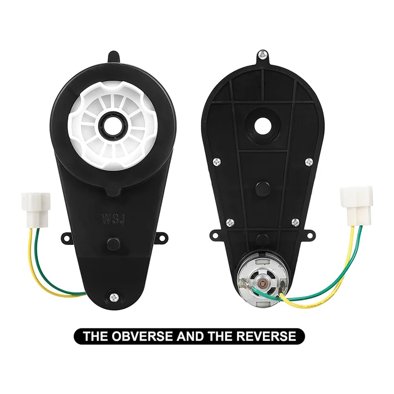 

ABRU-2 Pcs Kids Ride On Car Gearbox 550 12V Motor 40000RPM Electric Motor With Gearbox High Speed RS550 DC Motor Match