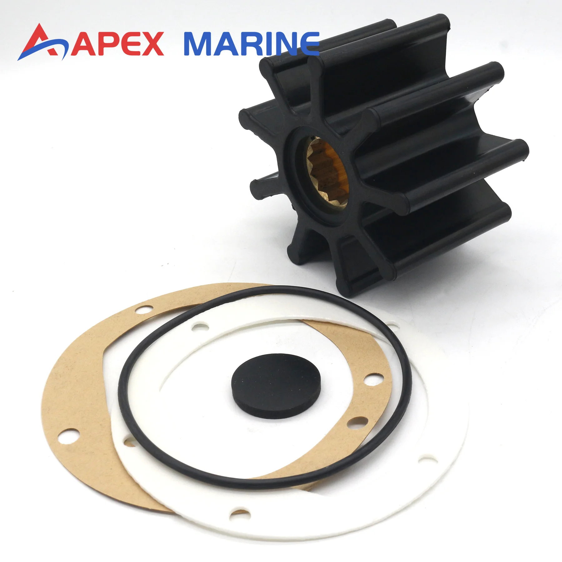 

Flexible Impeller Kit for Volvo 24699834 875660 Jabsco 836-0001 836-0003 Johnson 09-1029B SP200 500105 9-45715 89560 18-3078