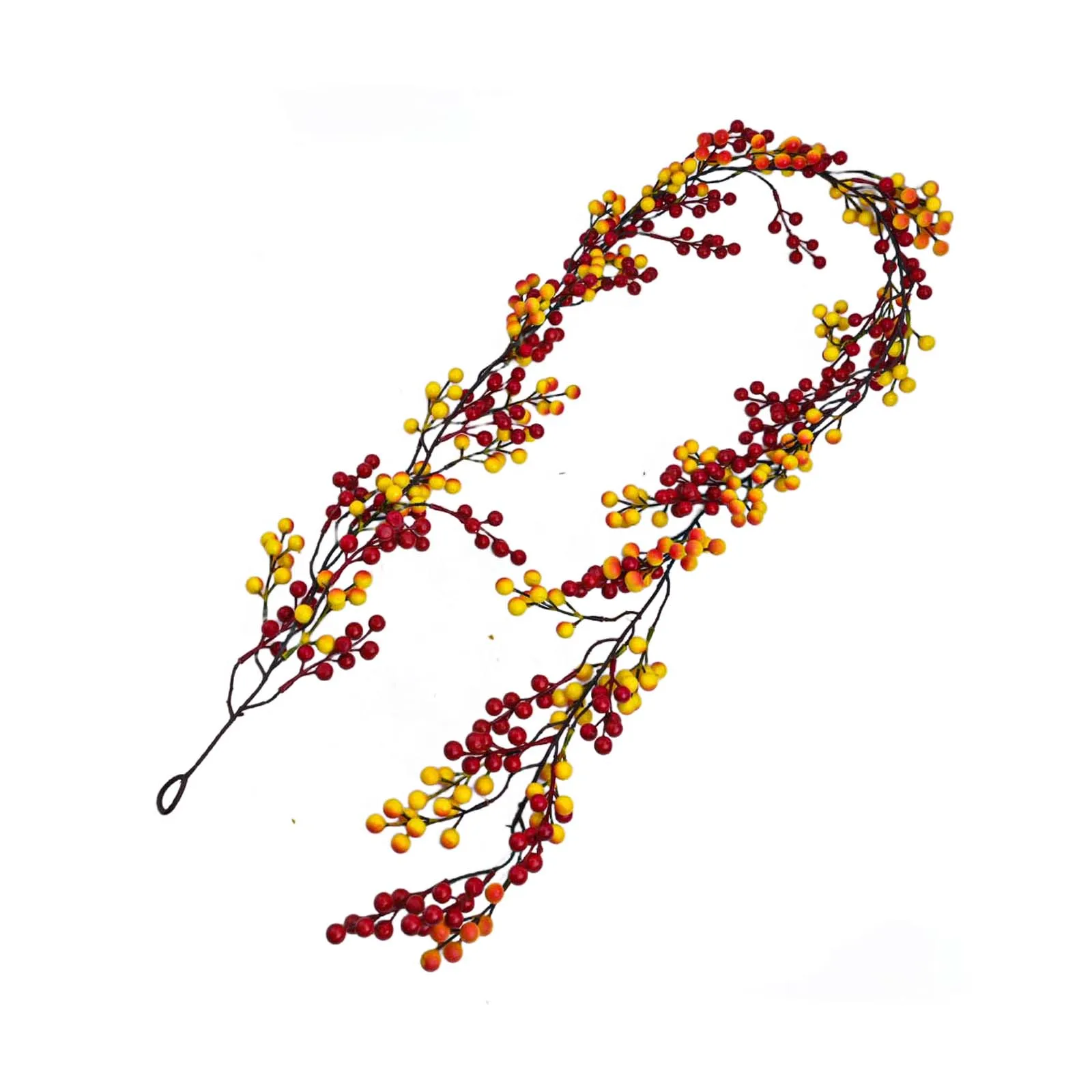 

Berry Vine Decor 6FT Hanging Vines Christmas Party Home Office Decor Wrap Around Objects Crafting Christmas Needs