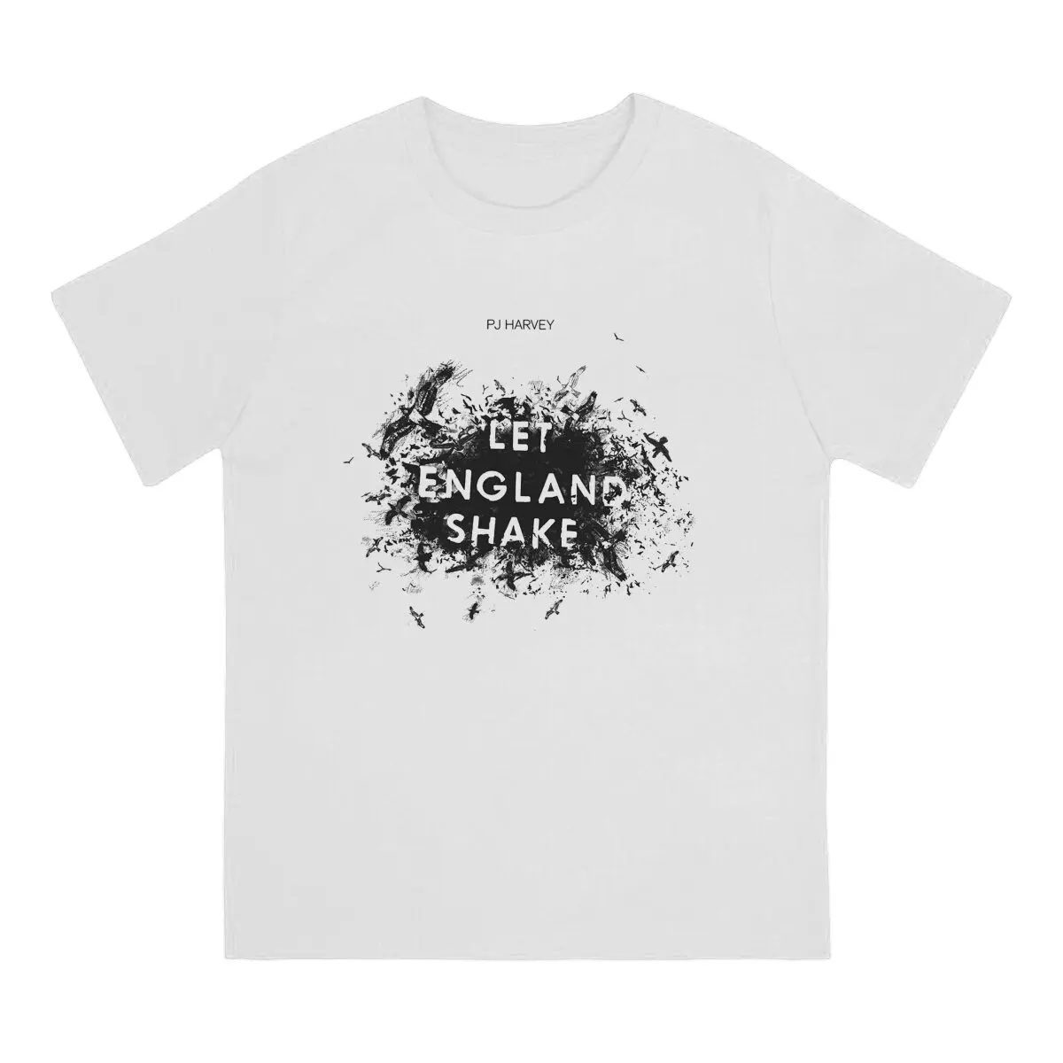 Let England Shake T Shirts for Men 100% Cotton Vintage T-Shirt O Neck PJ Harvey Tees Short Sleeve Tops 4XL 5XL